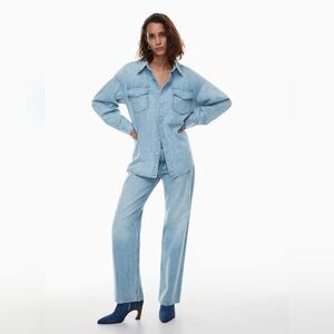 ARITZIA Denim Forum The '90s Denim Shirt